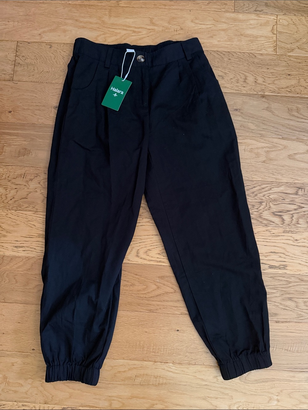 NWT - S - HALARA Black Men's Jogger Sweatpants with Elastic Cuffs